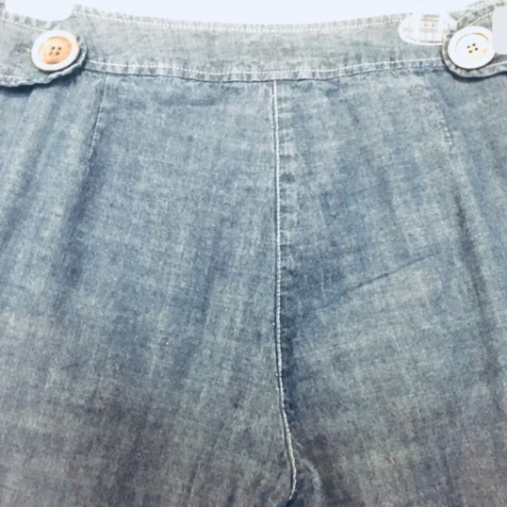 J JILL 100% Cotton Denim Wide Leg Jeans. Size 8 - Picture 6 of 10
